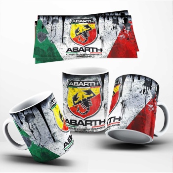 Abarth Temalı Baskılı Kupa