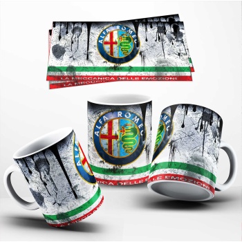 Alfa Romeo Temalı Baskılı Kupa