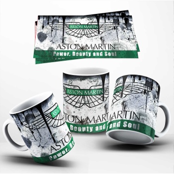 Aston Martin Temalı Baskılı Kupa
