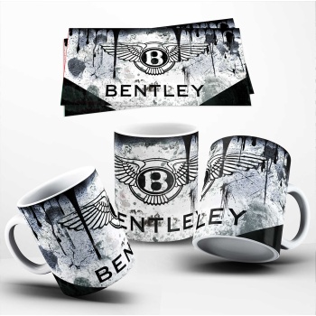 Bentley Temalı Baskılı Kupa