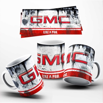 GMC Temalı Baskılı Kupa