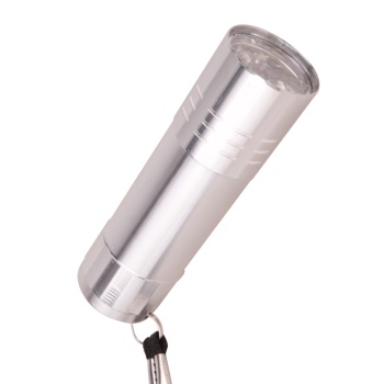 KANARYA GÜMÜŞ 9 LED EL FENERİ