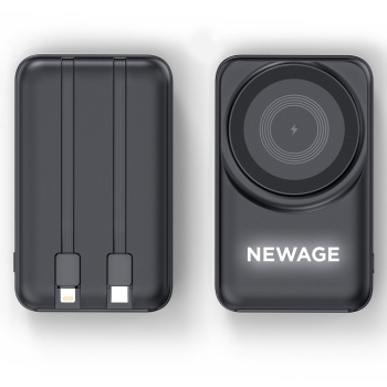 KÜÇÜKLER 10.000 MAH SİYAH MAGSAFE  ve  WIRELESS POWERBANK