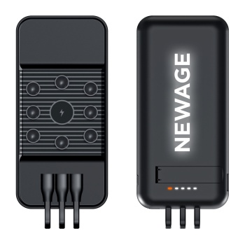 ÇİRİŞ 10.000 MAH SİYAH WIRELESS STANDLI POWERBANK