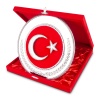 HİLAL YUVARLAK BAYRAK PLAKET