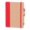 PURSAKLAR KIRMIZI SPİRALLİ TARİHSİZ DEFTER (15X21 CM)
