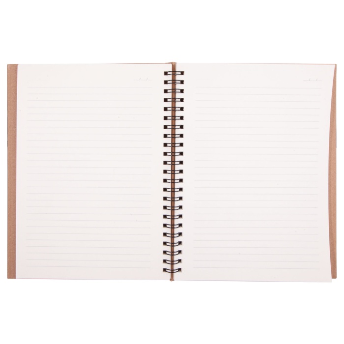 BASINEVLERİ KRAFT SPİRALLİ TARİHSİZ DEFTER (15X21 CM)
