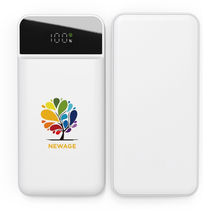 ÜZÜMLÜ 10.000 MAH BEYAZ WIRELESS POWERBANK