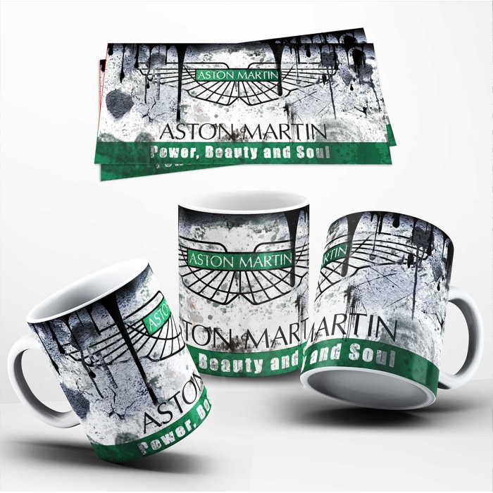 Aston Martin Temalı Baskılı Kupa
