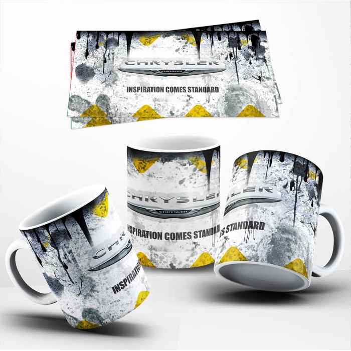 Chrysler Temalı Baskılı Kupa