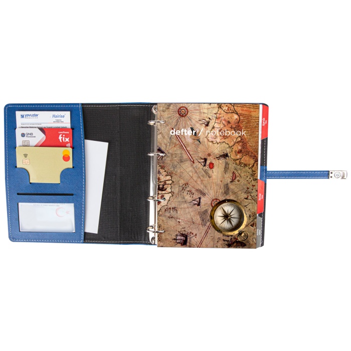 AYDINLIKEVLER LACİVERT ORGANİZER DEFTER (18x21,5 CM)