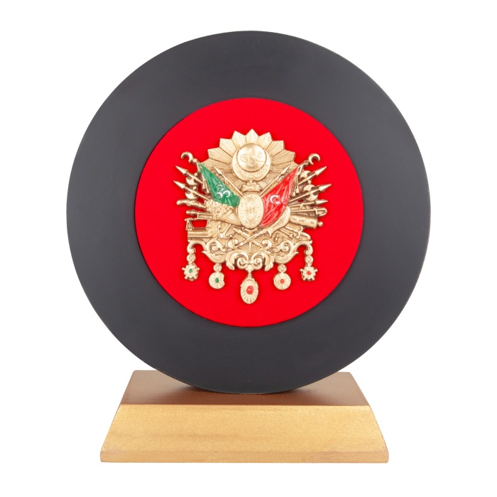 İHTİŞAM OSMANLI ARMASI KABARTMALI PLAKET