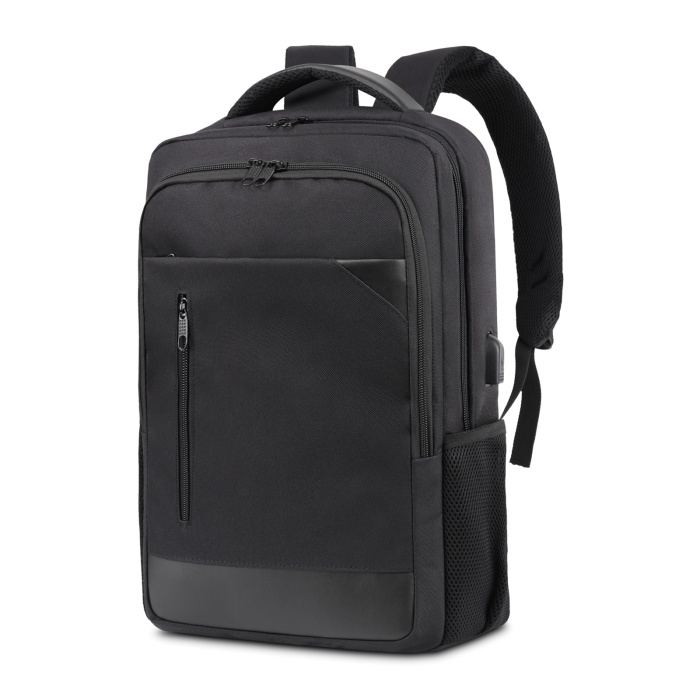 YÖRÜNGE SİYAH LAPTOP BÖLMELİ SIRT ÇANTASI