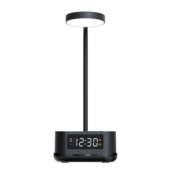 ŞAFAK SİYAH MASAÜSTÜ KABLOSUZ ŞARJ STANDI