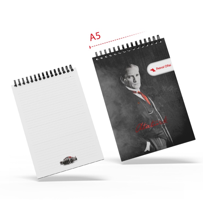 ALA-28 ATA SPİRALLİ A5 BLOKNOT