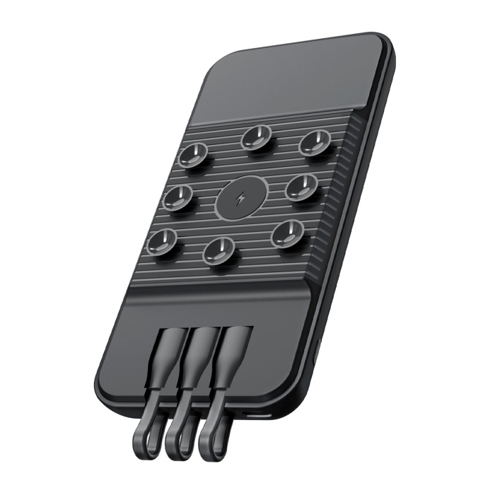 ÇİRİŞ 10.000 MAH SİYAH WIRELESS STANDLI POWERBANK