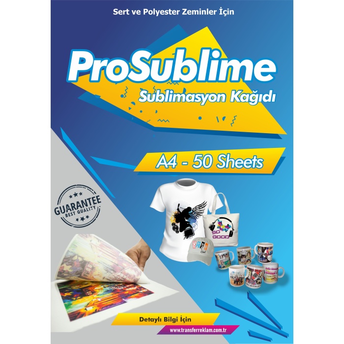 ProSublime Transfer Baskı Kağıdı-A4 (50li Paket)