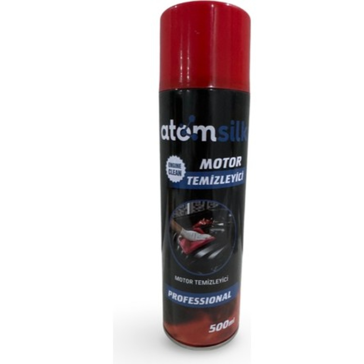ATOMSİLK SUSUZ MOTOR TEMİZLEYİCİ SPREY 500 ML