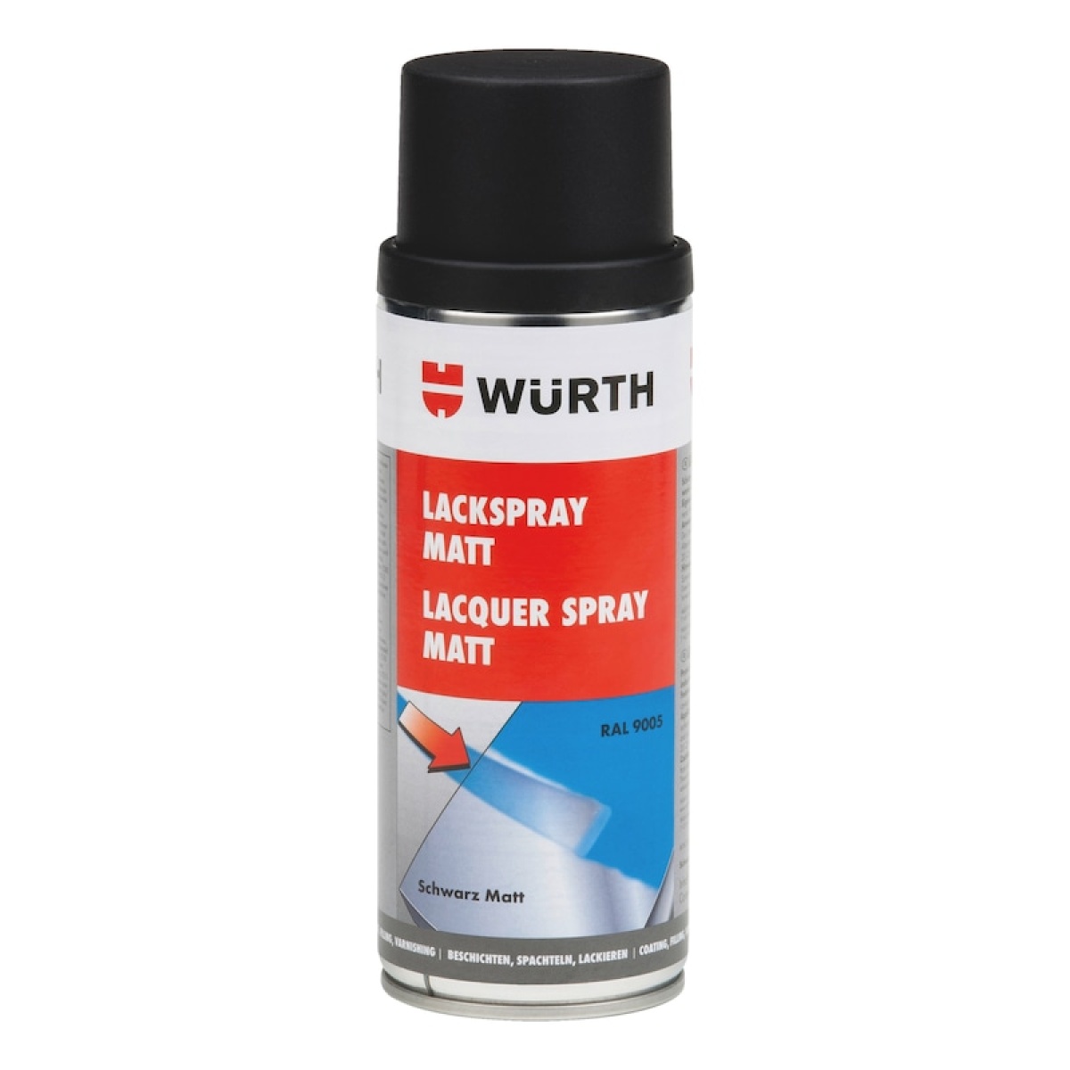 WÜRTH SPREY BOYA SİYAH MAT 400 ML