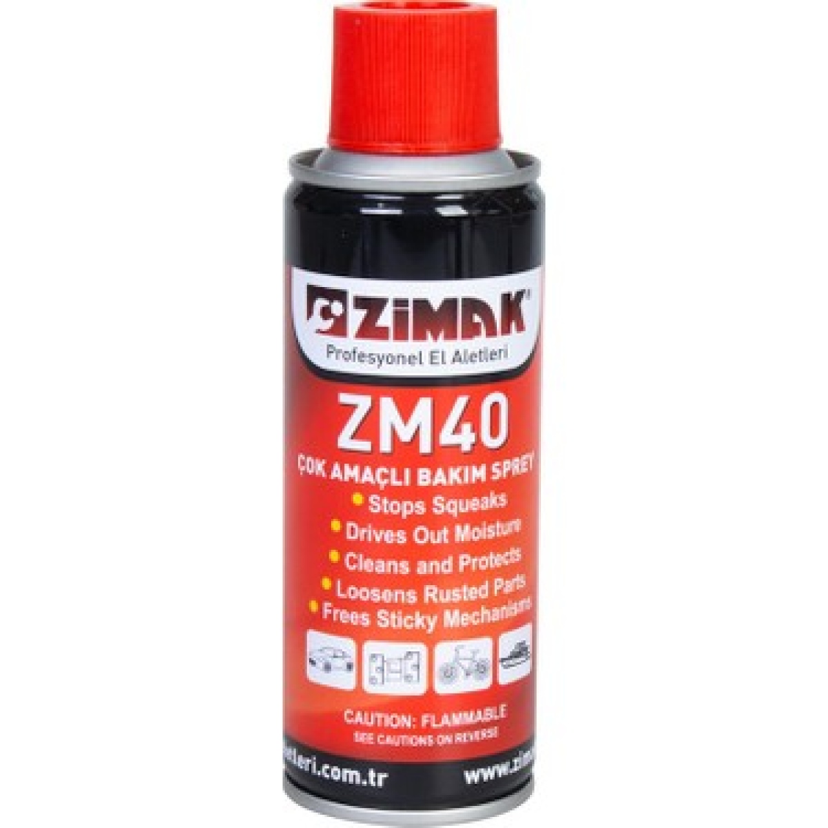 ZİMAK ÇOK AMAÇLI BAKIM YAĞLAMA PAS SÖKÜCÜ SPREY 400ML