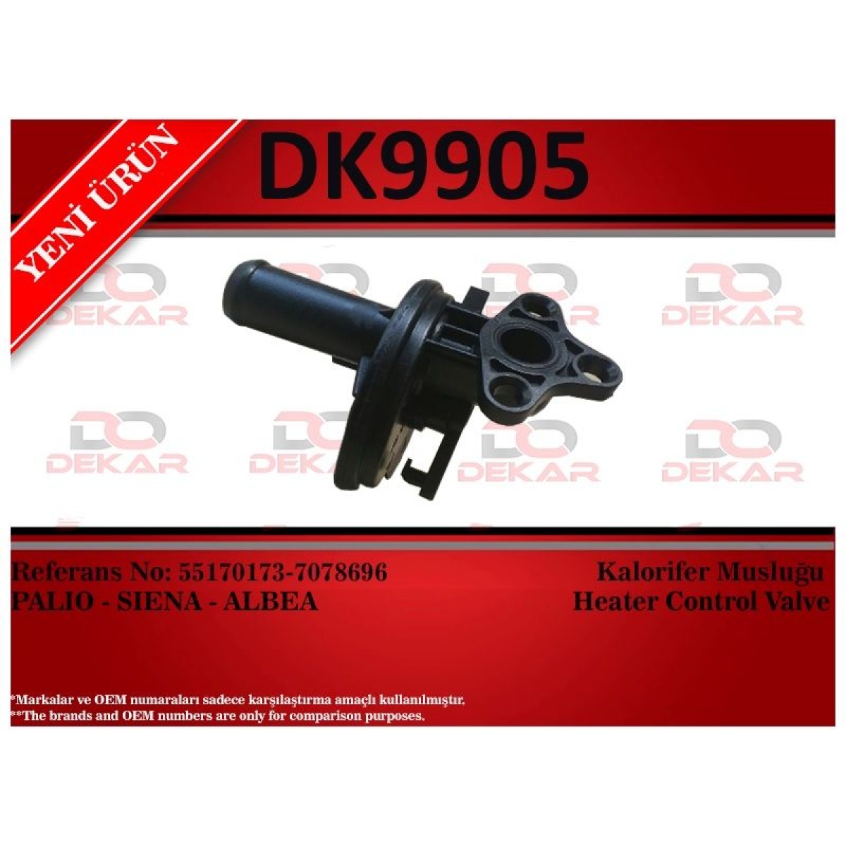KALORİFER MUSLUĞU DK9905 PALİO SİENA ALBEA (55170173)