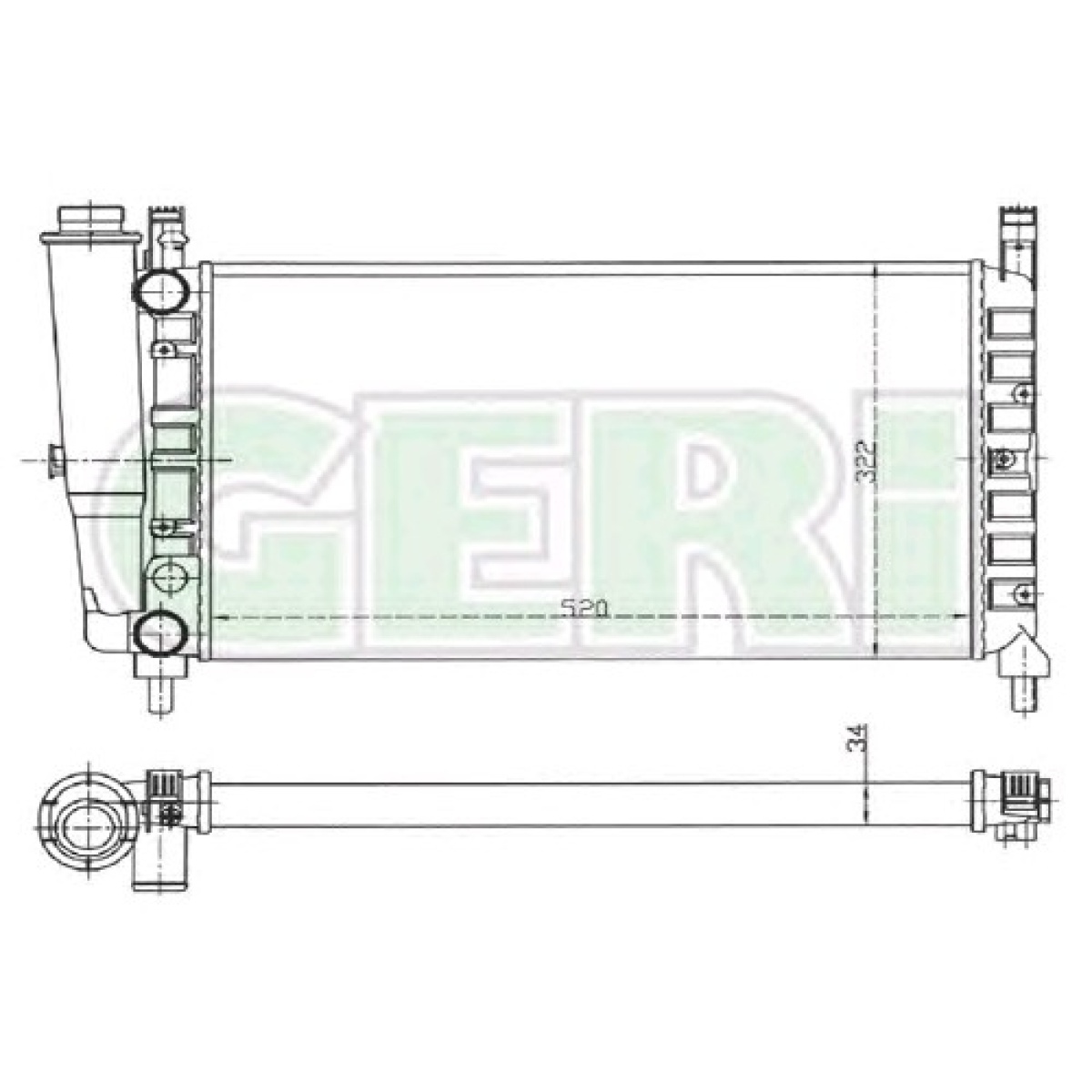 RADYATÖR RA0110950 UNO 70 WO3330