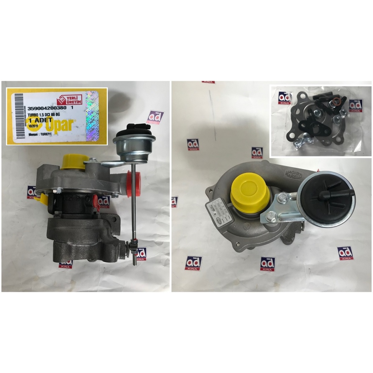 TURBO KOMPLE 359004200380 MEGANE-II 1.5 (K9K) 80 PS