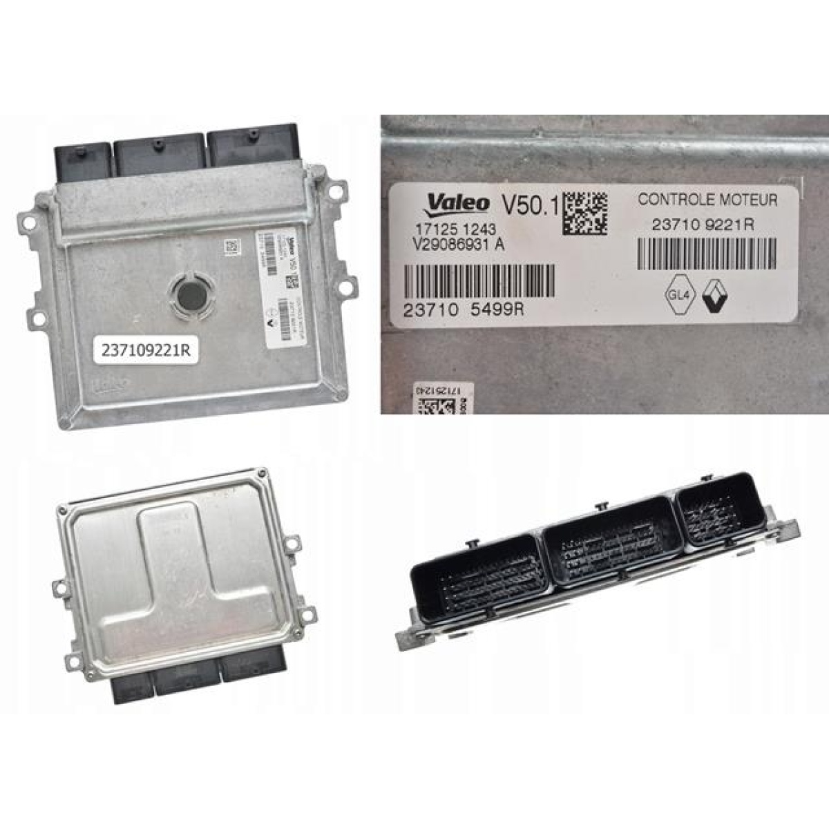ENJEKSİYON BEYNİ 237109221R SANDERO CLIO IV 0.9 Tce ECU MOTOR