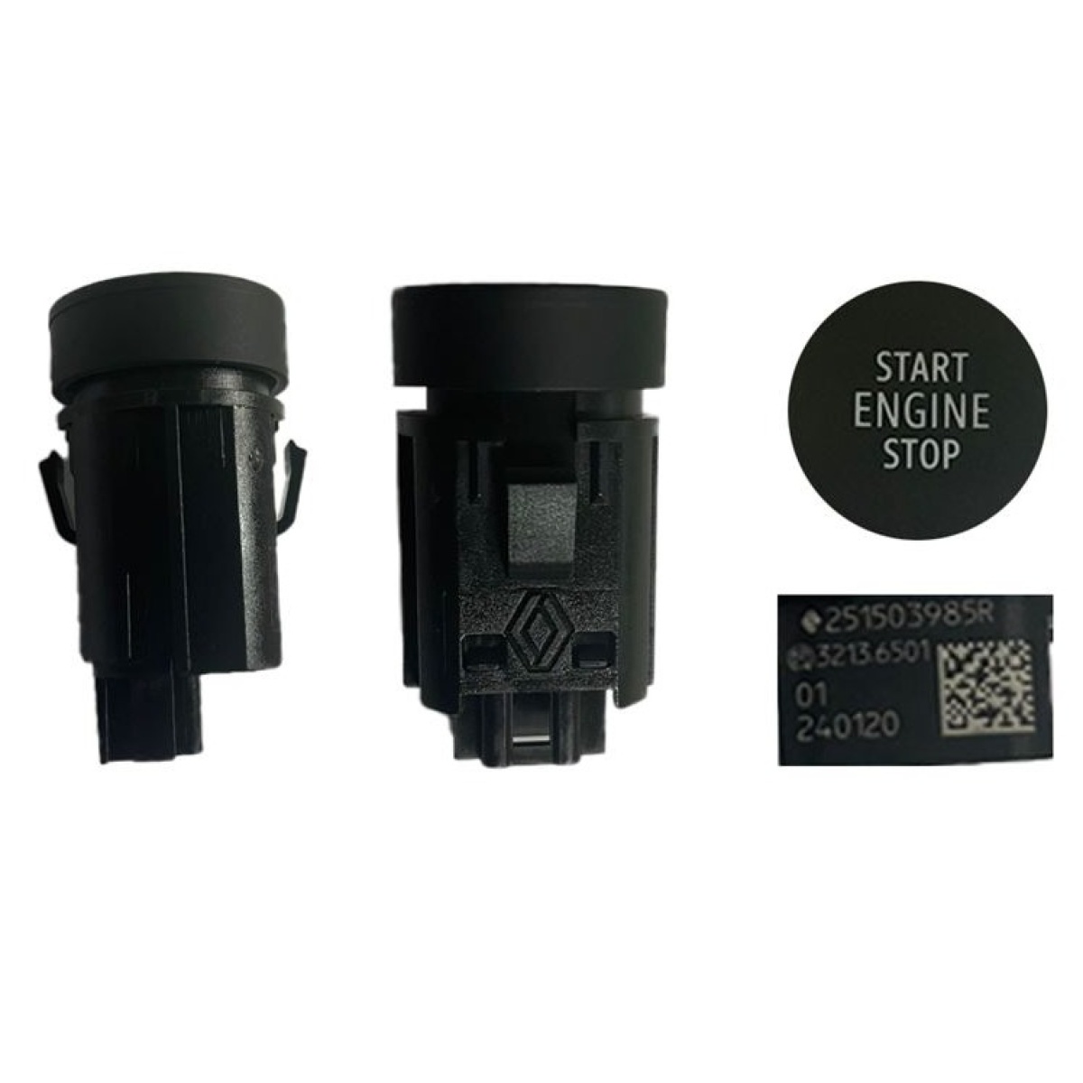 MARŞ BUTONU (START-STOP DÜĞMESİ) JOGGER LOGAN III SANDERO III CAPTUR II CLIO V