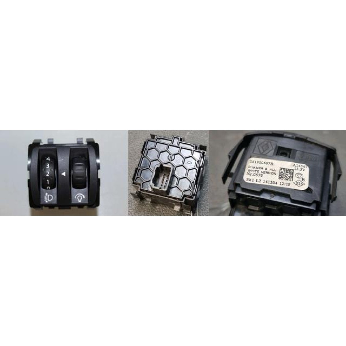 FAR AYAR DÜĞMESİ CAPTUR CLIO IV LAGUNA III MEGANE III TRAFIC III ZOE