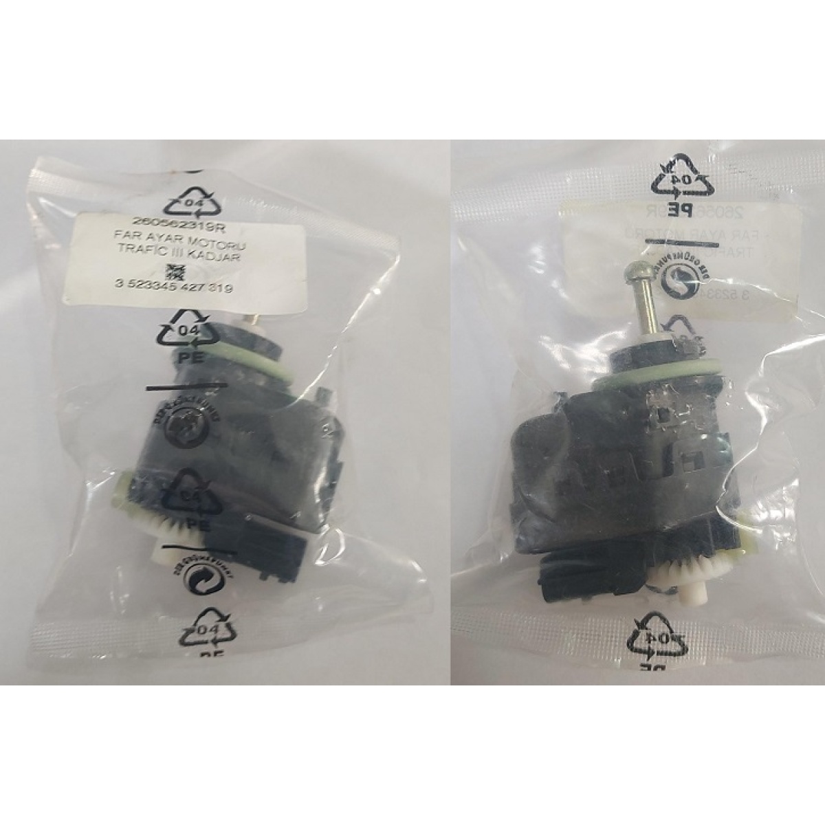 FAR AYAR MOTORU 260562319R TRAFIC III KADJAR