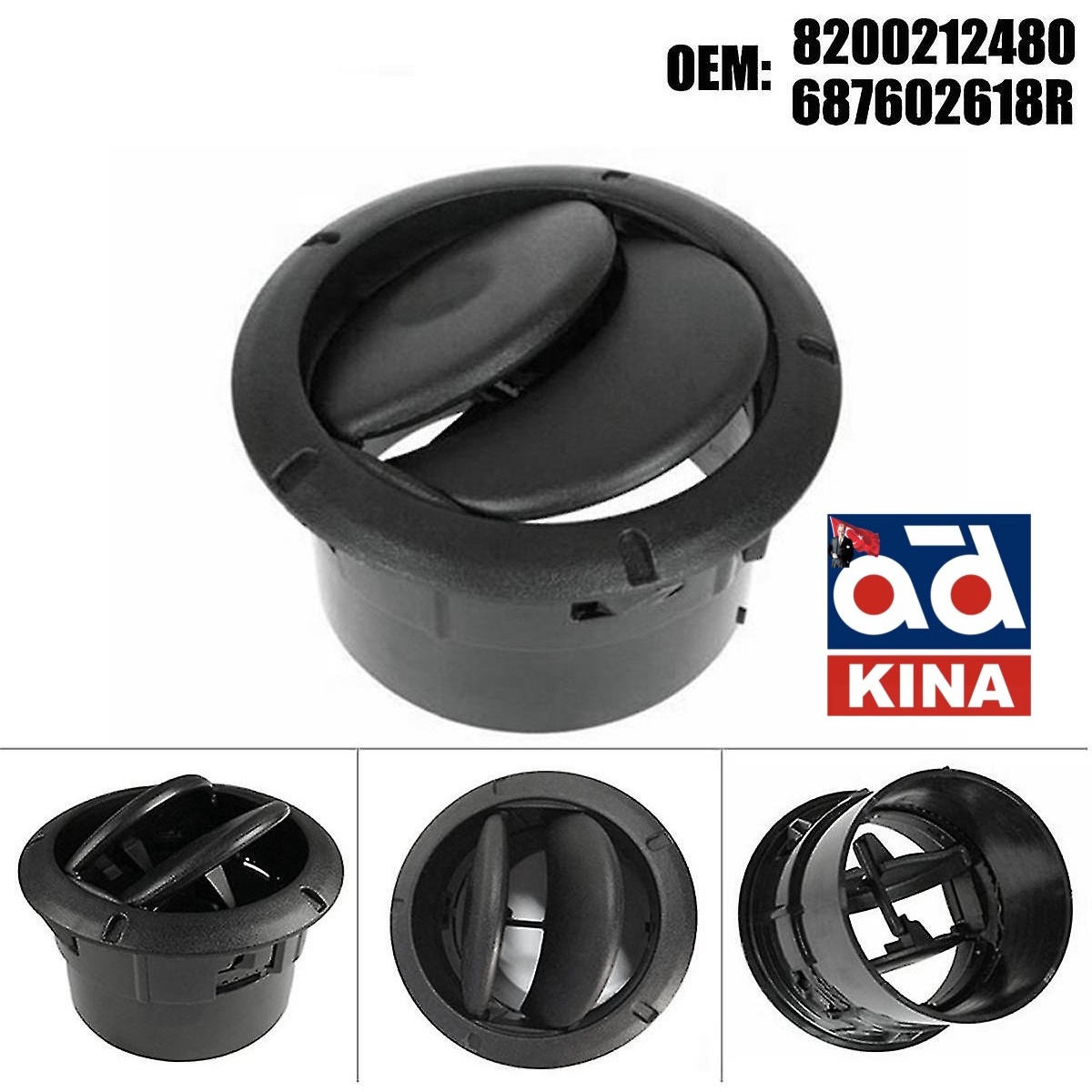 KALORİFER HAVALANDIRMA DİFÜZÖRÜ SAĞ SOL DUSTER SANDERO DOKKER LODGY MASTER III