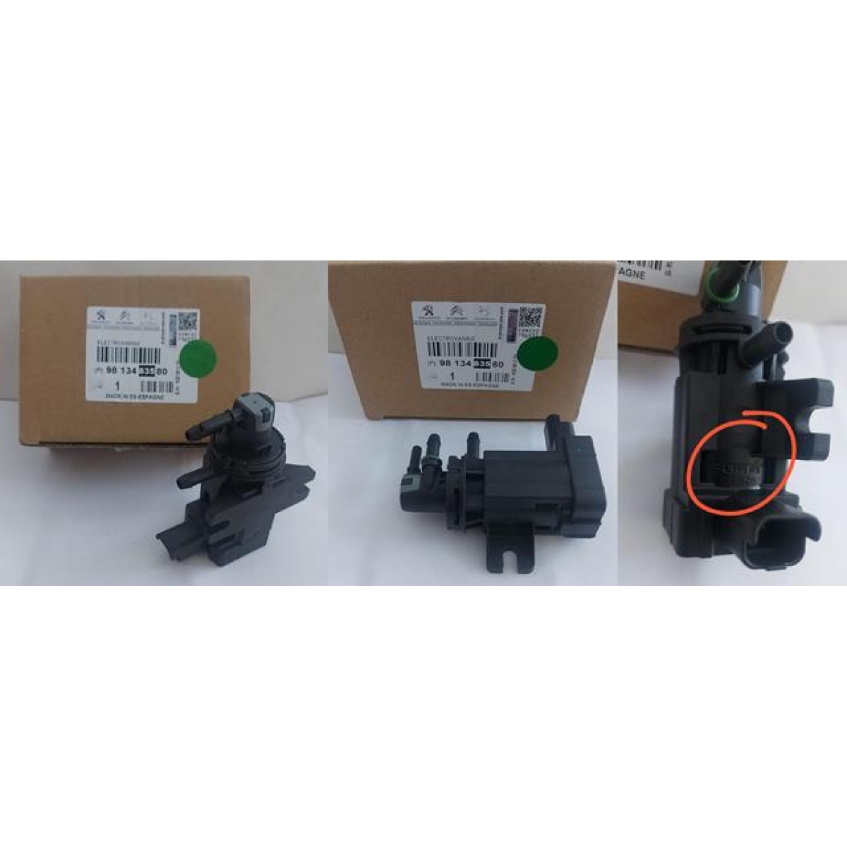 EGR ELEKTROVANA P207 P208 P3008 P308 P407 P508 P5008 DS3 1,4 SCUDO FIESTA-VI
