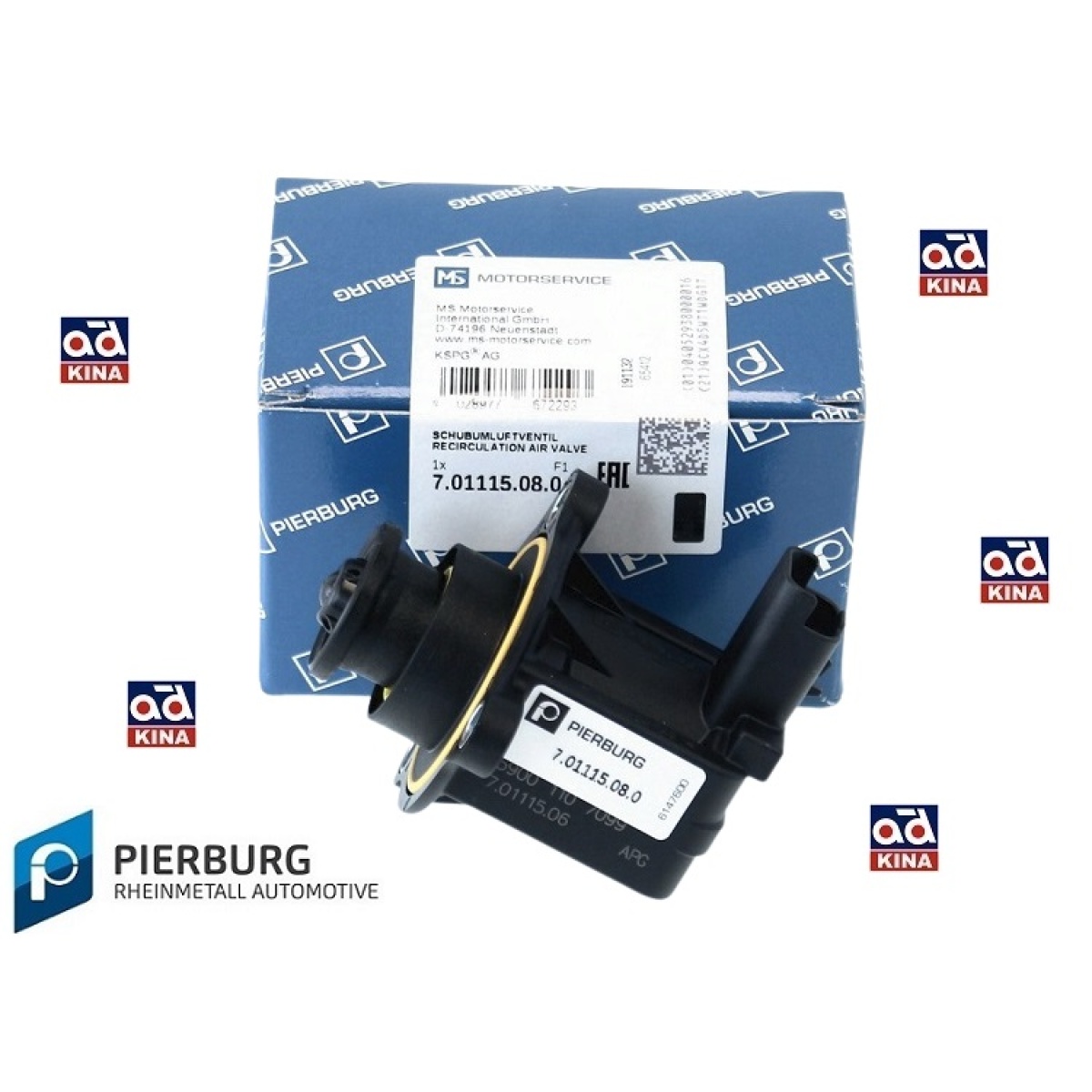 ELEKTROVANA 701115080 P207 P208 P308 P5008 C4 C5 1.6 16V HAVA VENTİLİ