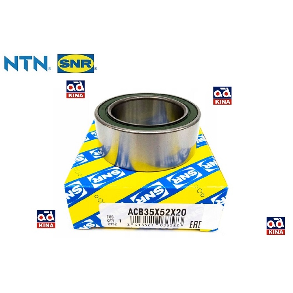 KLİMA RULMANI 35*52*20 VOLKSWAGEN-HONDA 7SBU17C PXV16 SC08 SCS0 MEGANE 1.6