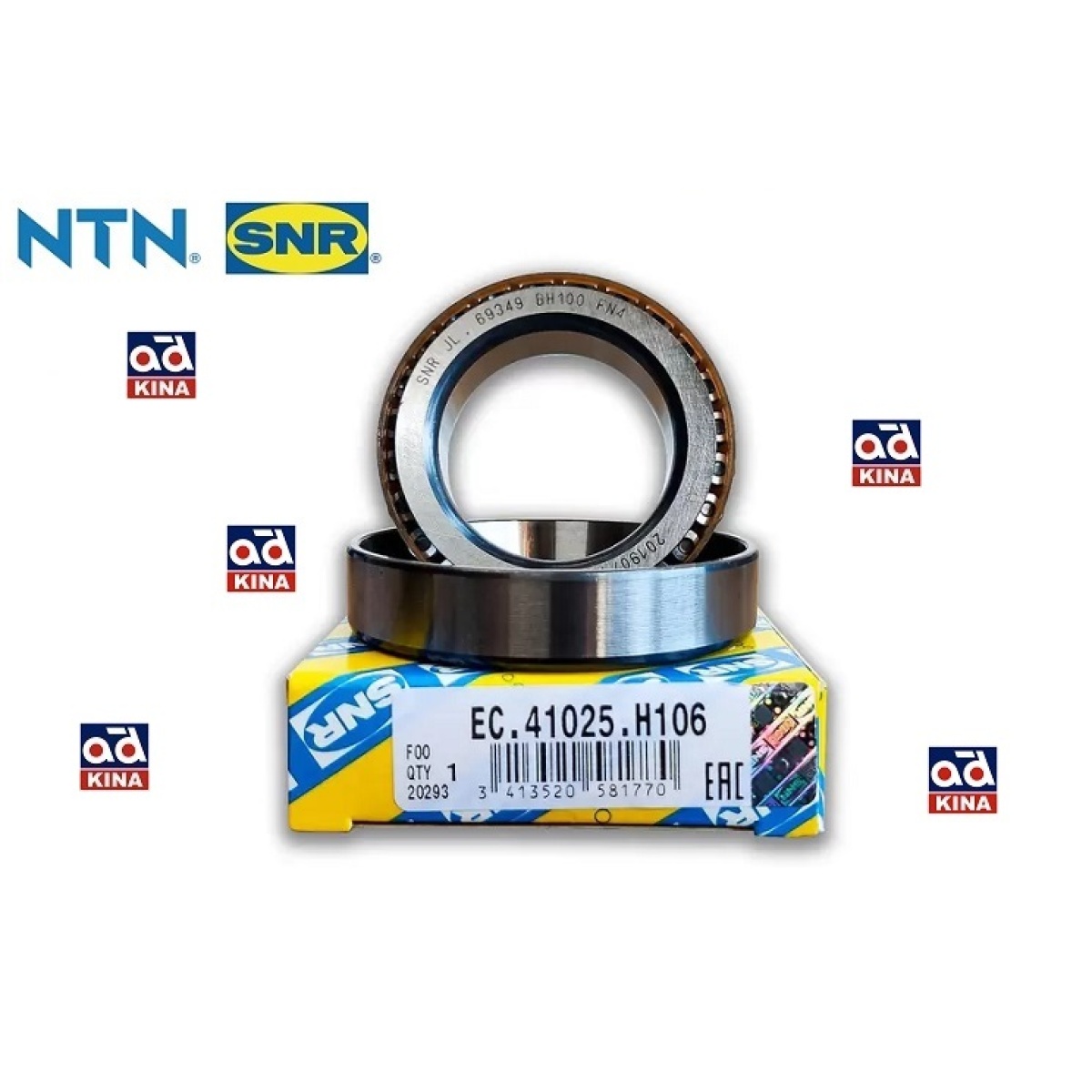 ŞANZIMAN RULMANI EC41025H106 CLIO-II-III MODUS