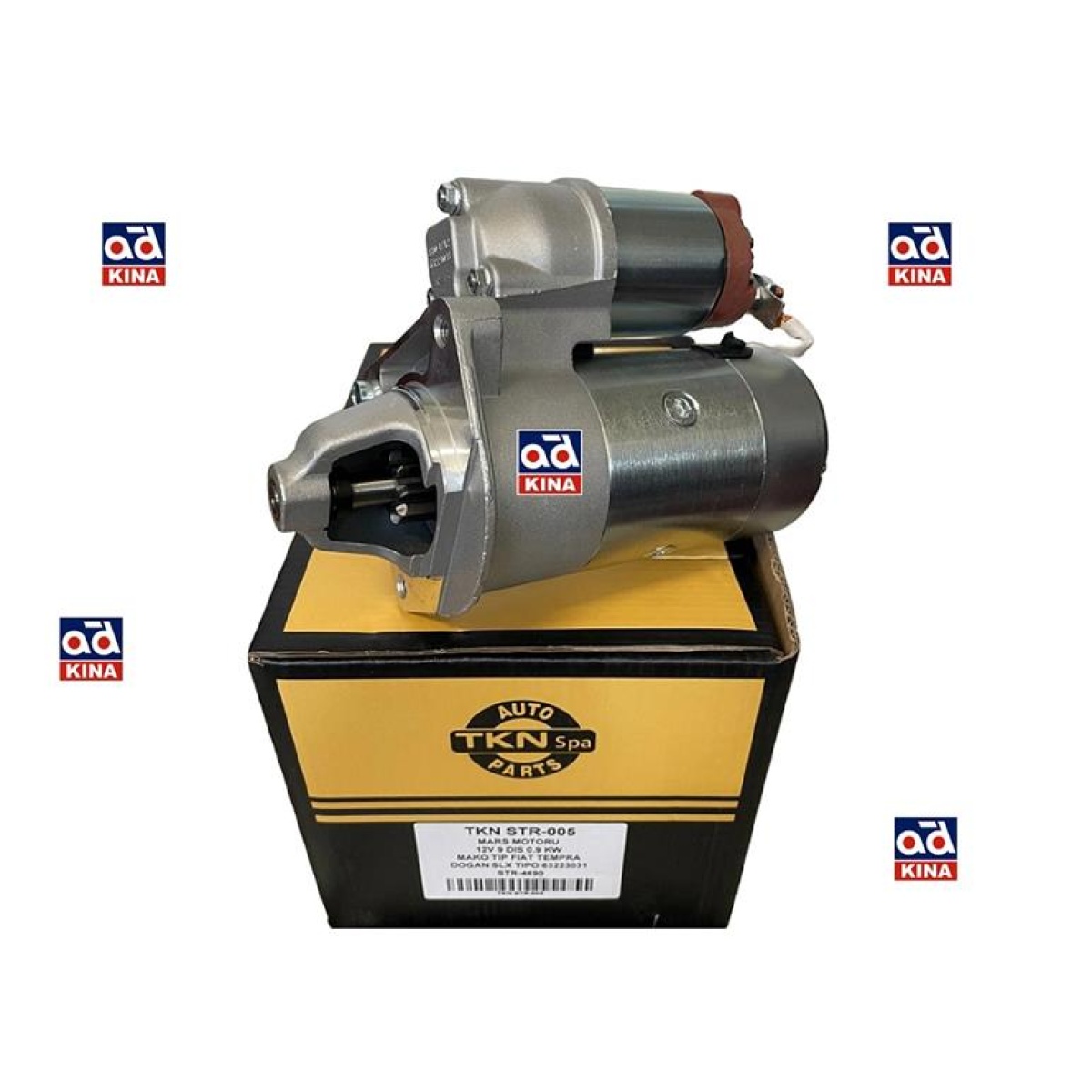 MARŞ MOTORU STR-005 MAKO TIP TEMPRA 12V 9 DİŞ 0.9 KW