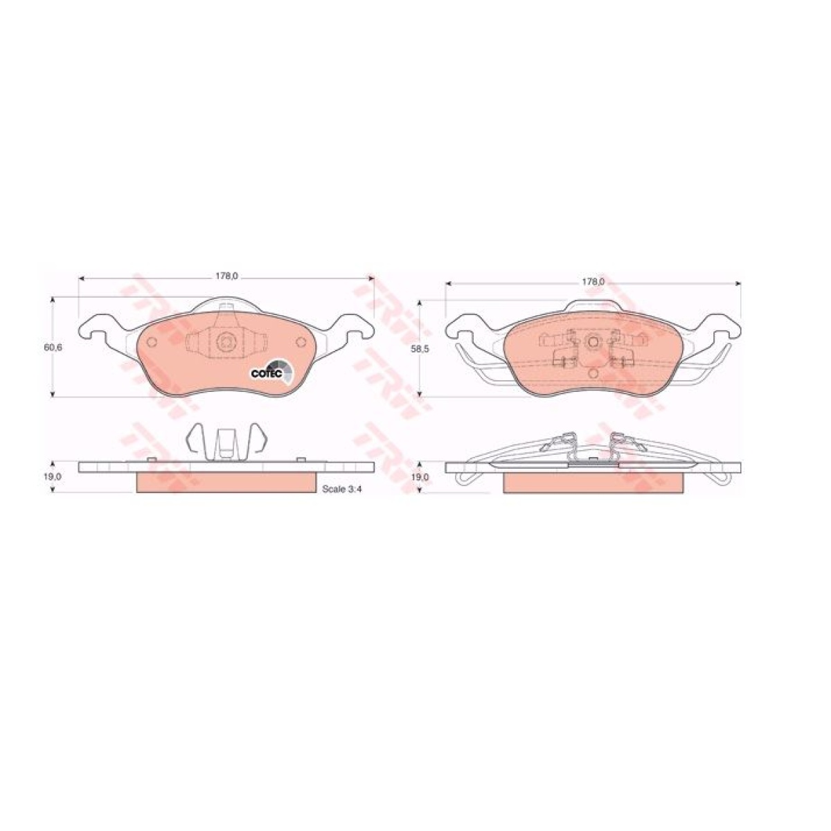 DİSK BALATA ÖN AP1383 FOCUS-I 1.6 16V (98-05)