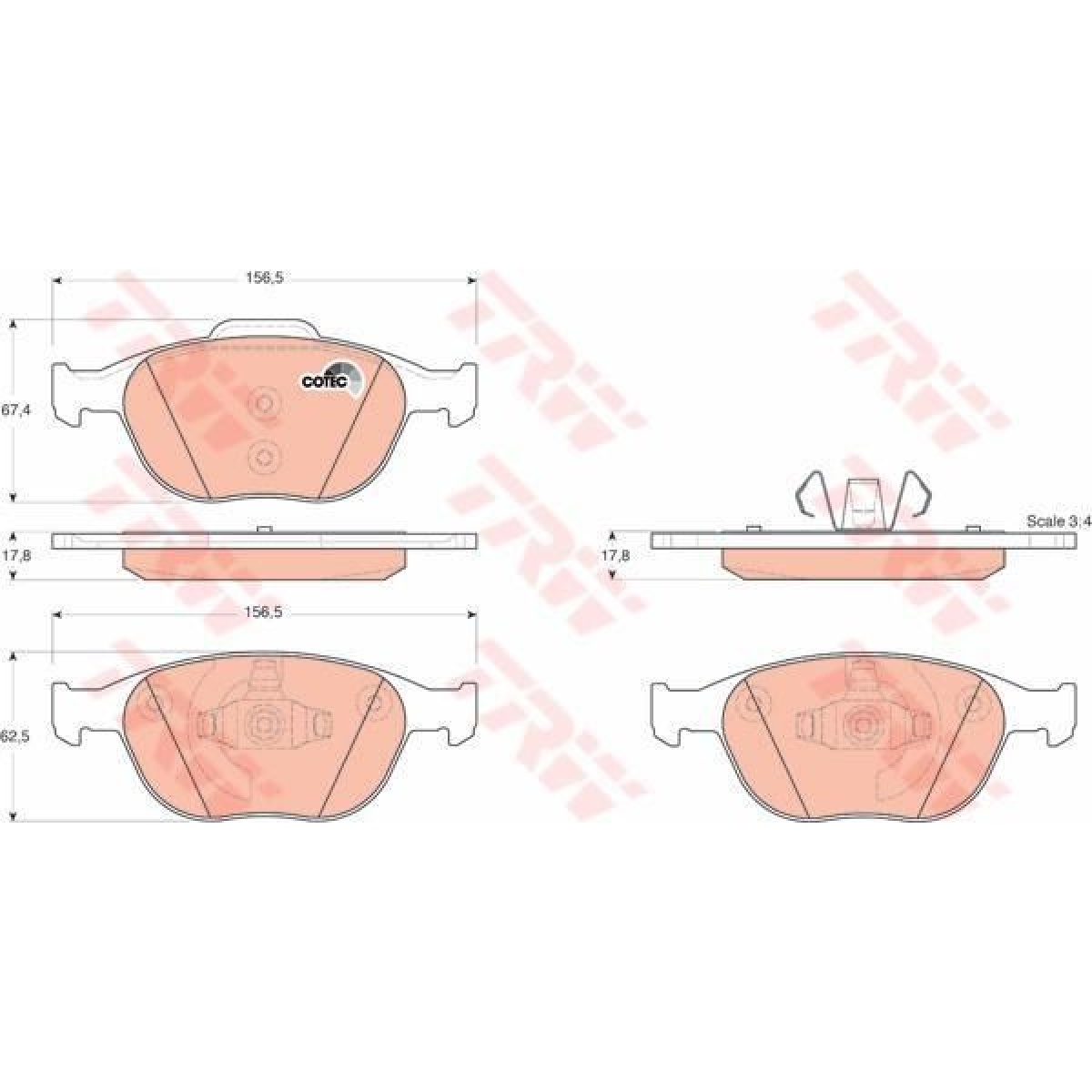DİSK BALATA ÖN Z3085PS CONNECT (02-14) FOCUS 2.0