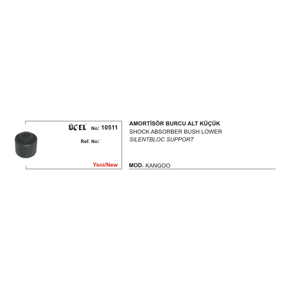 AMORTİSÖR BURCU ALT 10511 KANGO KÜÇÜK