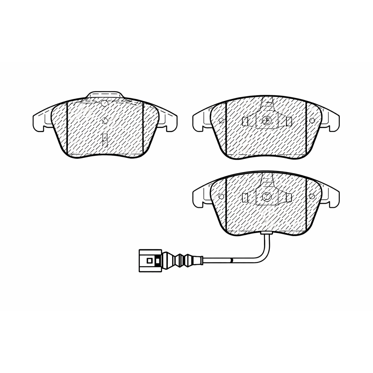 DİSK BALATA ÖN 1160280A A4 A5 FİŞLİ
