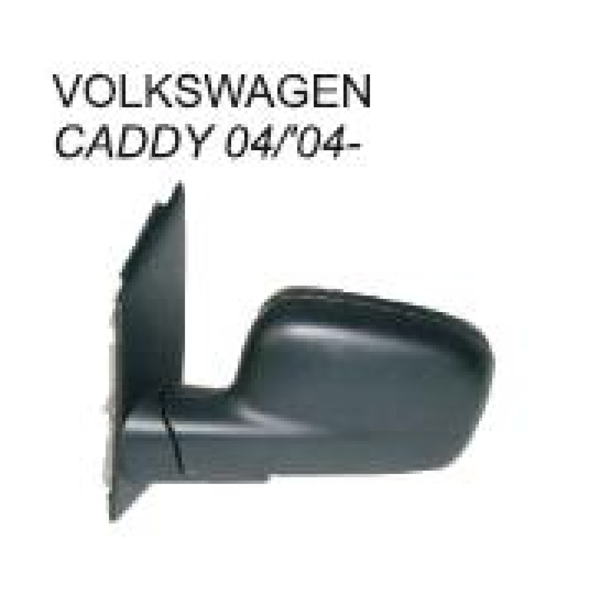 AYNA SOL VM375EHAL CADDY (04-) ELEKTRİKLİ ISITMALI KESİK CAM