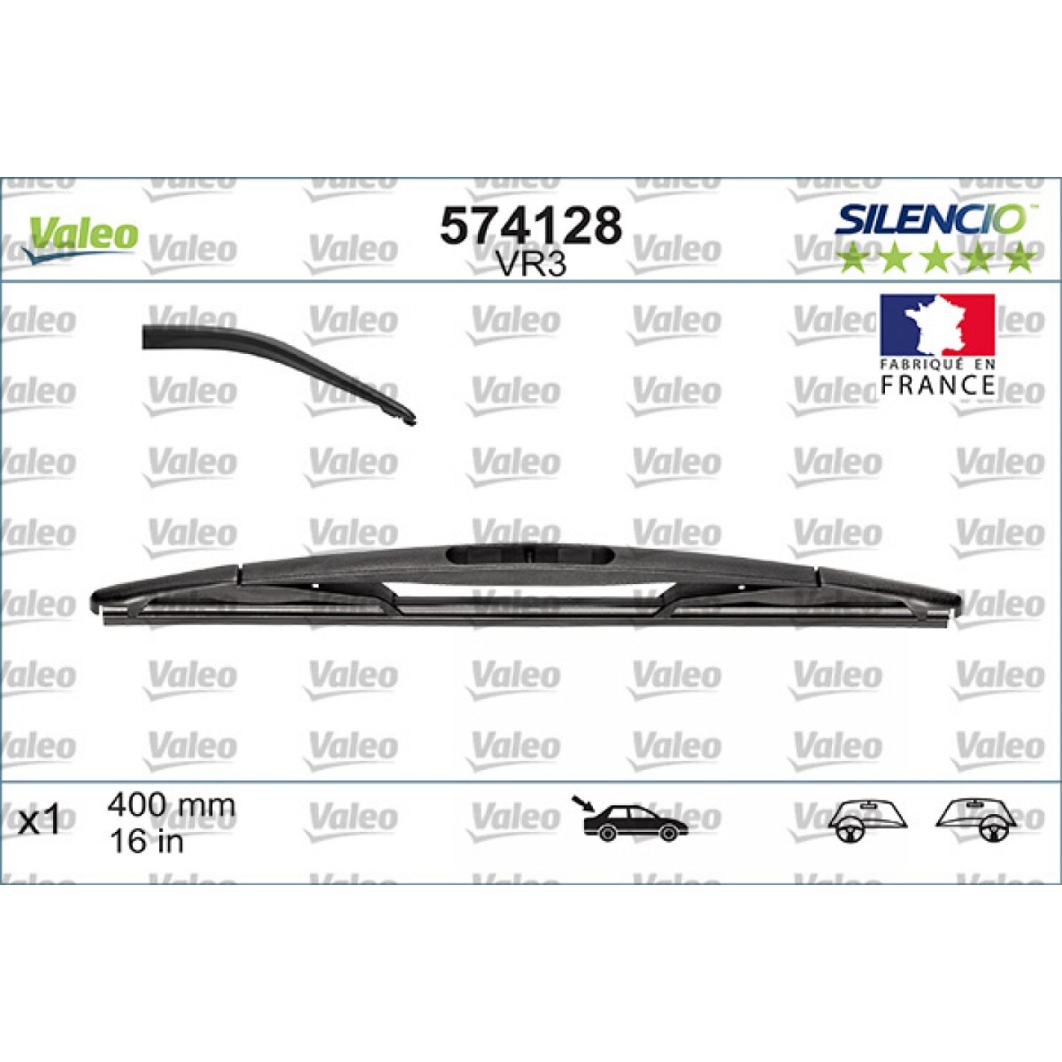 Valeo Silencio VM3 (X1) (400 mm) (ARKA) CLIO II; P306 3; K