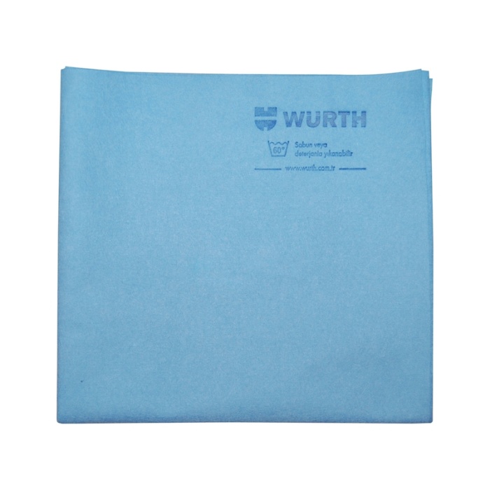 WÜRTH SENTETİK GÜDERİ BEZ-38X60CM-MAVİ-130GR