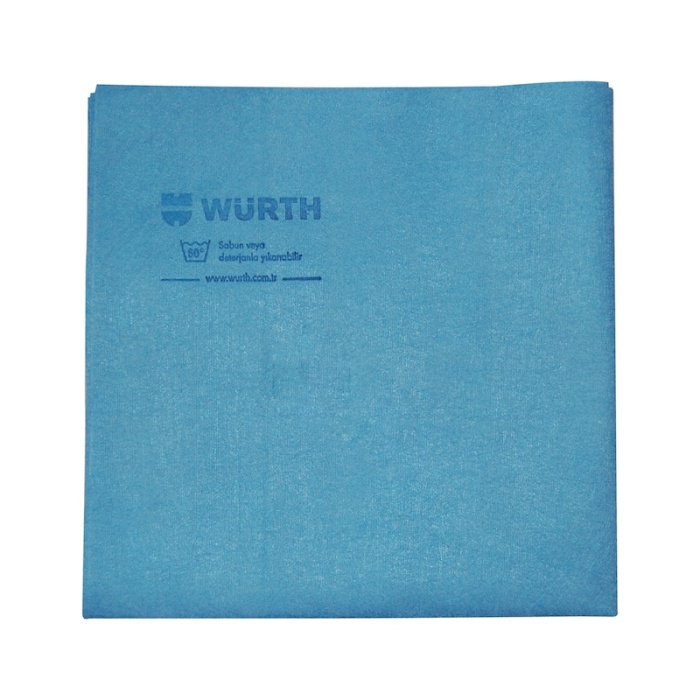 WÜRTH SENTETİK GÜDERİ BEZ-40X40CM-MAVİ-170GR