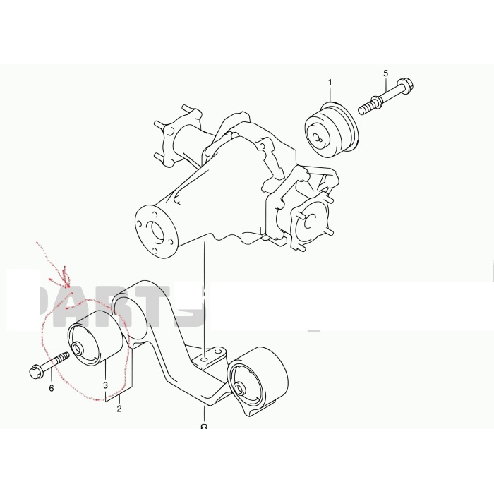 DEFRANSİYEL TAŞIYICI BURCU 29193 GRAND VITARA