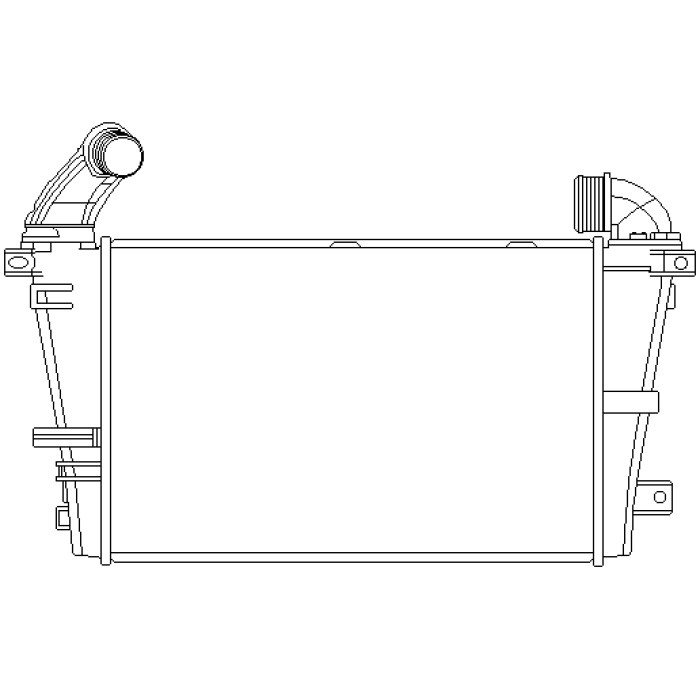 TURBO RADYATÖRÜ 345900 ASTRA-H (523x328.6x27)