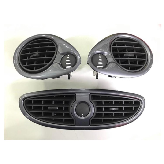 TORPİDO HAVALANDIRMA IZGARASI SET (SAĞ+SOL+ORTA) (FÜME) CLIO III