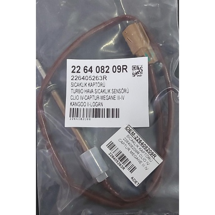 SICAKLIK KAPTÖRÜ 226408209R CLIO IV CAPTUR MEGANE III IV KANGOO II LOGAN