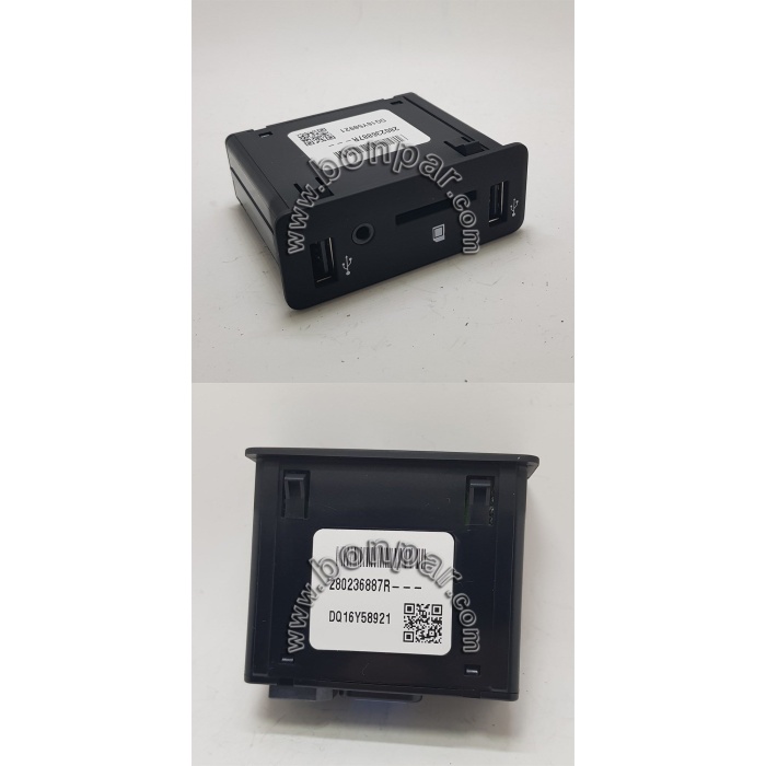 MULTİMEDYA PRİZİ USB +AUX 280236887R MEGANE-IV TALİSMAN KALOS